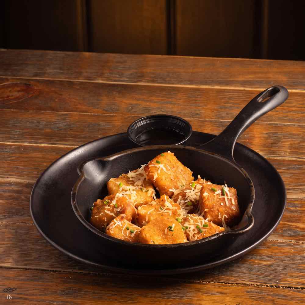Dados de Mozzarella Trufados